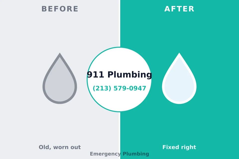 Before and after: plumbing company Doney Park, AZ